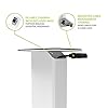 Kanto SX26W Universal Fillable Speaker Floor Stands for Bookshelf Speakers | 26" Tall | Adjustable Isolation Feet | Dedicated Cable Channel | Two Sizes Top Plate | Fill Bags Incl. | White | Pair #2