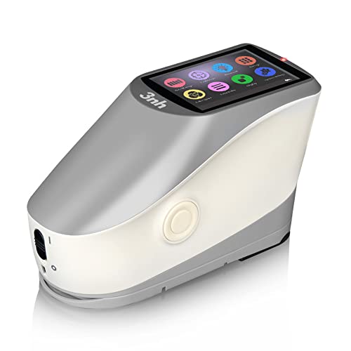 Lab Spectrophotometer Paint Spectrophotometer with USB Bluetooth Range 0 to 200% 45 Degree Ring Illumination 0 Degree Reception for Inks Textiles Garments