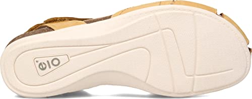 Earth Origins Women’s Birdine Leather Sandal I Casual, Slip Resistant, Everyday Sandals - Yellow - 9 #TOP5