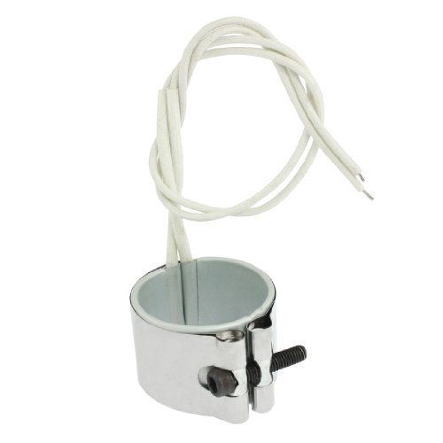 Ruilogod Inyección de plástico 220V 160W máquina de hierro forrado Mica banda calefactora 50 mm x 35 mm
