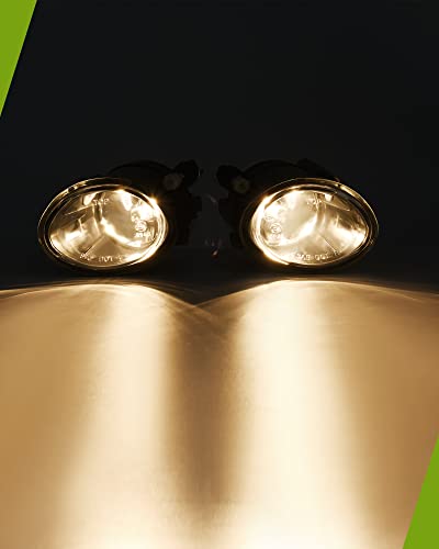 AUTOSAVER88 Fog Lights For BMW E46 M3 2001-2006 E39 M5 2000-2003 (OE Style Real Glass Clear Lens w/ Bulbs)