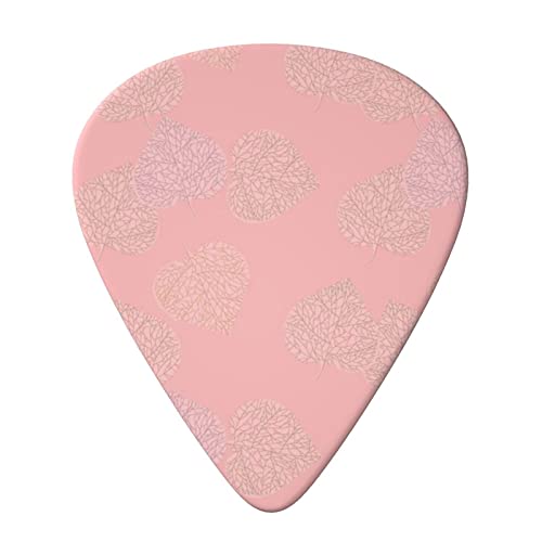 FUCVNPZ Lot de 6 médiators en celluloïd, feuilles roses, pour guitares acoustiques, électriques, basses ou ukulélé - Les Beatles, Paul McCartney, John Lennon, RIngo Starr, George Harrison FUCVNPZ Lot de 6 médiators en celluloïd, feuilles roses, pour guitares acoustiques, électriques, basses ou ukulélé – Image 4