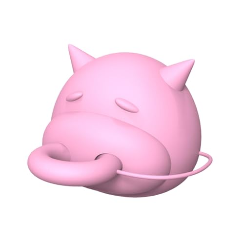 KESOTO Kuheuter Milchkartondeckel, 3D Gedruckter Milchflaschendeckel Umsteller für Boxen für Shop Thanksgiving, Rosa