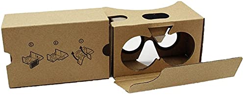 U-M VRゴーグル段ボール3Dバーチャルリアリティメガネボックススマートフォン用DIYVRビューアカーキ の商品画像 7