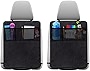 EcoNour Car Back Seat Protector for Kids (2 Pack)| Universal Fit Kick mats with 4 Mesh Pocket Organizer| Adjustable straps|Heavyweight Polyester|Waterproof|Protection from Dirt, Mud, Scratches & Stain