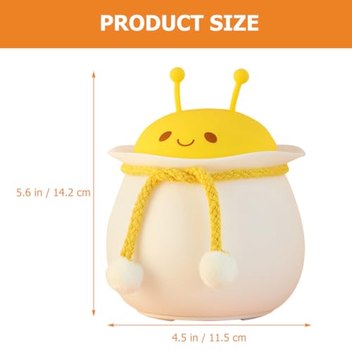 Lámpara de noche recargable de silicona con luz USB y diseño animal miniatura 2