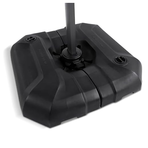 Best way to put sand in umbrella base PURPLE LEAF Heavy Duty Umbrella Base