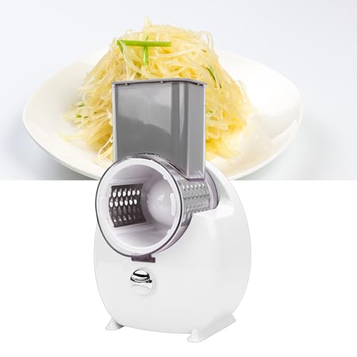 Rallador eléctrico giratorio Fockety recargable con 4 cortadores miniatura 5