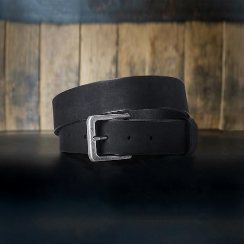 Image of Wrangler Men's Leather Belt without Buckle, 38mm Casual Wait Belt Strap for Jeans, Gift for Men