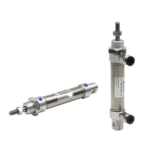 Vérin pneumatique MAC40 double effet rond de type MAC40X100SCA pour automatisme