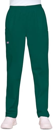Cherokee Women's Workwear Scrubs Pull-On Cargo Pant, Hunter, Large-Tall