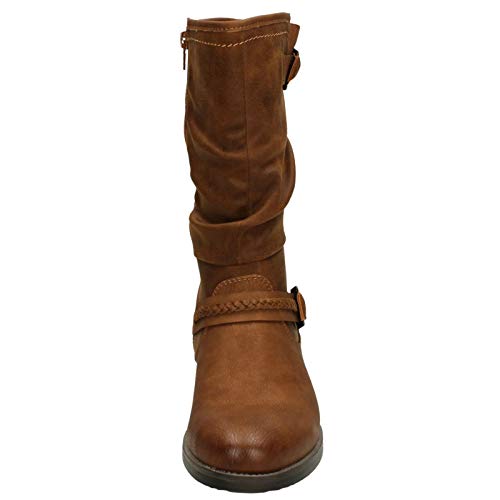 Rieker 98860, Damen Hohe Stiefel, Braun (nuss/nuss 22), 42 EU (8 UK)