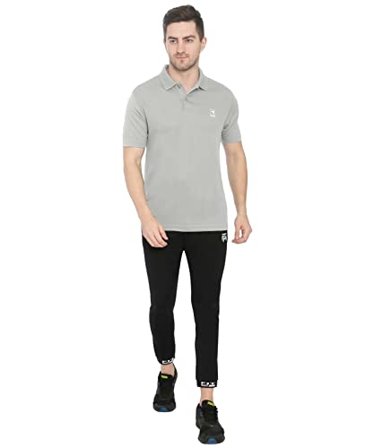 Image of GenX Men's Solid Regular Fit Polo Shirt