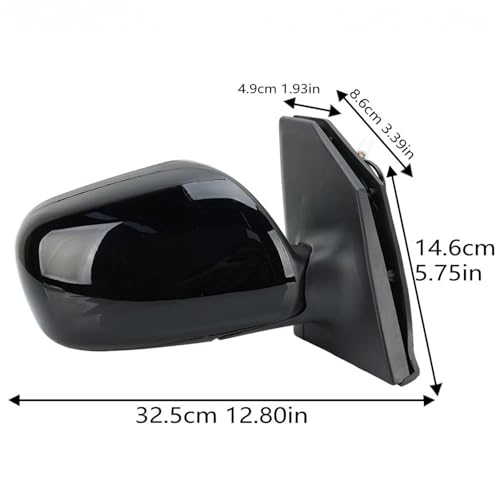 Rétroviseur gauche pour Corolla ZZE122 2000-2004 pliant manuel