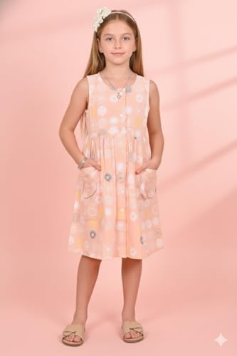 Image of VIKITA 2017 Girls Embroidery Cotton Long Sleeve Flower Dresses LH5460 for 1-8 Years ?-