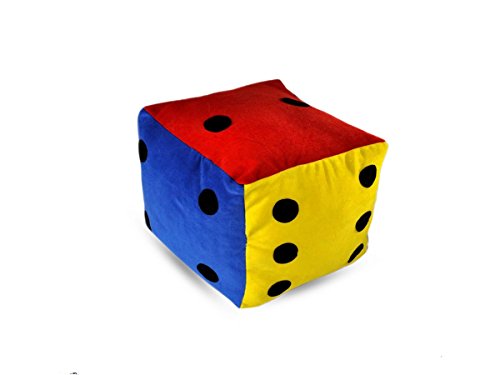 Atpata Funky Jumbo Plush Toy Dice Cube (5 Inch)