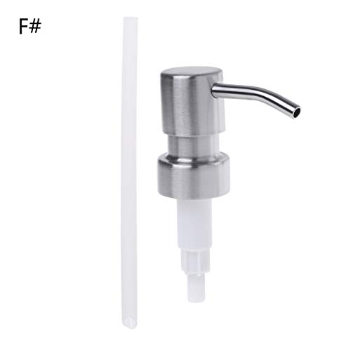 Preisvergleich Produktbild Lamdoo Flüssigseifenspender Pressenkopf Lotion Pumpe Flasche Düse Dispenser Ersatzglasrohr