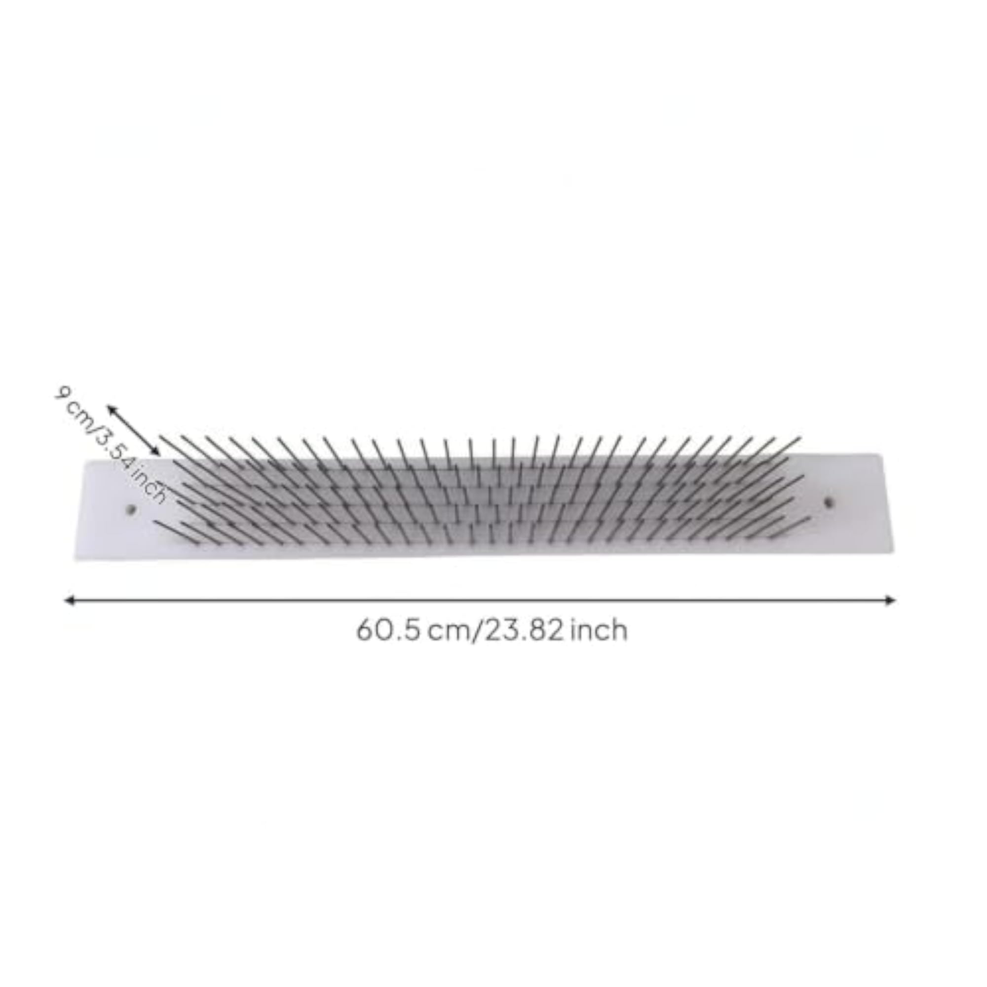 Rigid Hairpiece Teasing Board with Metal Pins