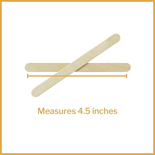 mckesson tongue depressors 1000 count infant size non-sterile wood unflavored splinter-free 45 in  use for medical arts crafts spa