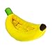 ZAW Hundebett, lustige Bananenform, Haustierbett, gemütlich, niedlich, Bananenkissen, Hundehütte, warm, tragbar, Haustierbett, Haustierbett, Gelb (Farbe: Gelb, Größe: M)