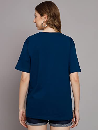 Image of FUNDAY FASHION Cotton Short Sleeve Oversized T-Shirt for Women (Pack of 2)