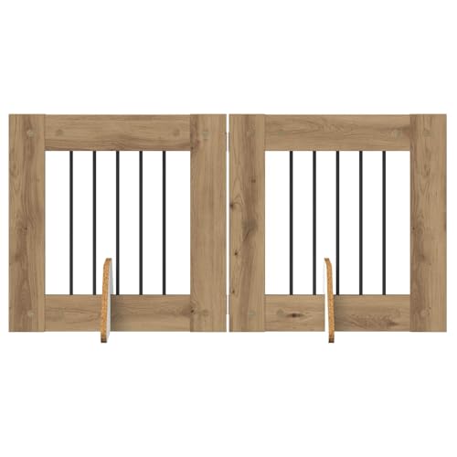 VidaXL Puerta para perros con soporte 2