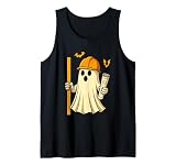 Funny Halloween Civil Engineer Ghost Architect Camiseta sin Mangas