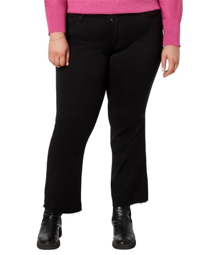 KUT from the Kloth Womens Kelsey Mid Rise Fab Ab Ankle Flare Black Size: 6 Inseam: 28