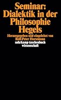 Seminar, Dialektik in der Philosophie Hegels 3518278347 Book Cover