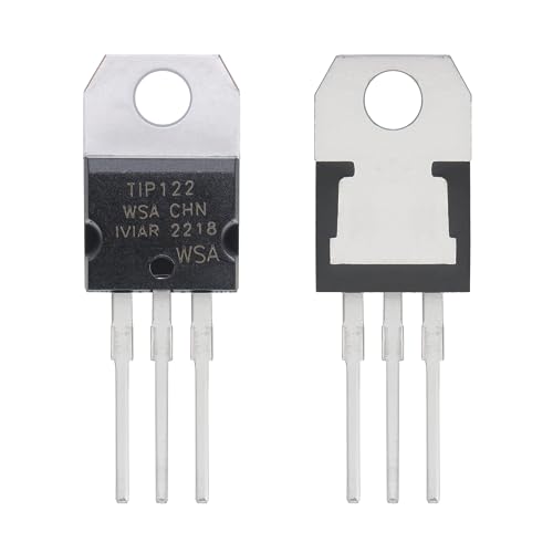 Image of TIP122 Epitaxial Darlington NPN Transistor 5A 100V Power Transistors 5 Amp 100 Volt Pack of 20