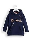  Amazon-Marke: RED WAGON Mädchen Slogan Kapuzenpullover, Blau (Multicolour), 104, Label:4 Years