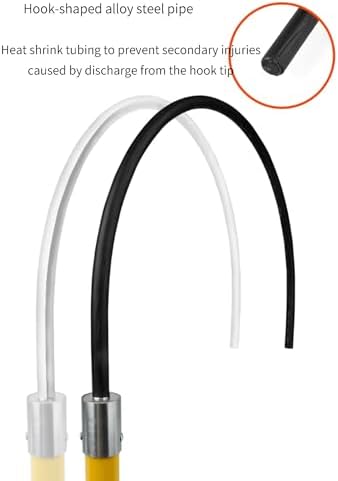 High Voltage Emergency Hook for Electricians - 200cm (78in) Safety Equipment for Utility Work, Durable and Reliable Electric Utility Tool