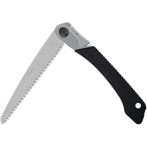 Zenport SF240 Folding Saw, 9.5 Inch Carbon Steel Blade, Black
