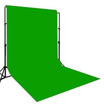 Haau 8x12 feet Backgroud Polyester Wrinkle Resistance Photography Backdrop Cloth for Photoshop, Portrait Video Shooting (Green)