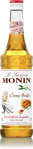 Monin Sirope Creme Brulee - 3 botellas x 700 ml - Total: 2100 ml