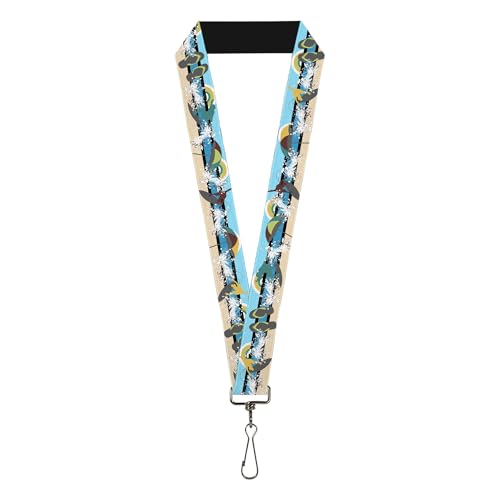 Buckle-Down Lanyard - Beach Scene 1