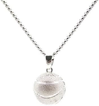 tophoenixStainless Steel Basketball/Football/Basebll Pendant for Girls Boys Sports Long Chain Necklace
