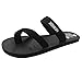 koperras Flip Flops Damen Open Toe Flache Zehentrenner Schuhe Badelatschen Frauen Freizeit Stylische Hausschuhe Rutschfest Badesandalen Leichte Strandschuhe Sommerschuhe Schwarz Rot