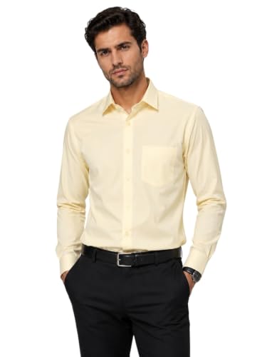 Image of Appel Touch Men's Cotton Blend Formal Shirt Full Sleeves