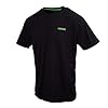 Apache Workwear Delta XL T-Shirt | Black Lightweight Polycotton | Comfortable Classic Crew Neck Ribbed Collar #1