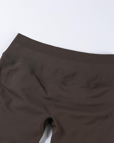 Image of AUROLA Influence Workout Shorts for Women,2.5 3.5 4.5 5.5 6.5 No Roll Up Squat Proof Scrunch Seamless Compression Gym Short
