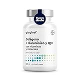 Colágeno Marino Hidrolizado + Ácido hialurónico + Magnesio + CoQ10 + Zinc + Vitaminas A, C, D y B12 - Articulaciones Fuertes, Piel Tersa y Energía - Probado en laboratorio