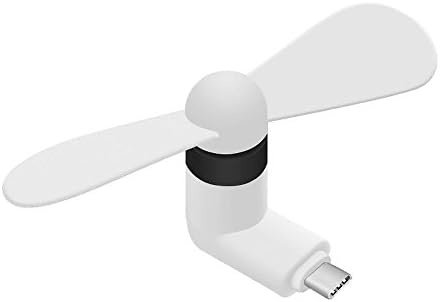 USB Type C Mini Cooler Fan for Phones/Tablets, White image 5