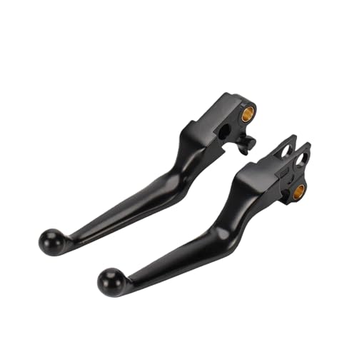 Levier de frein et d'embrayage moto guidon noir pour Touring et Sportster