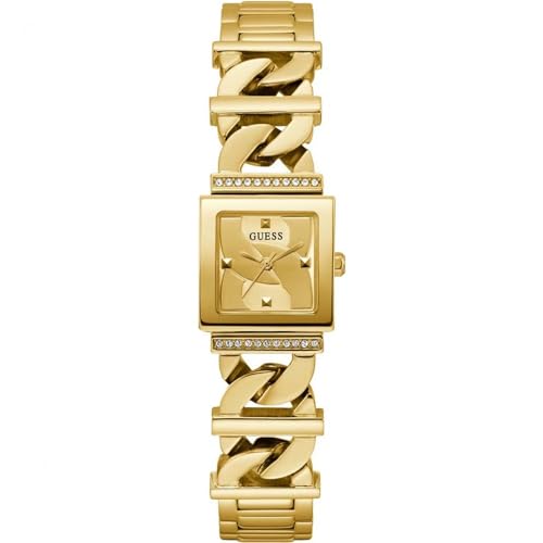 Montre Guess femme dorée 20.8mm montre acier G-Link cadran champagne chic