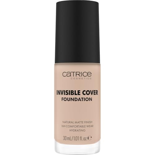 Catrice Cosmetics Base Invisible Cover, hidratar/humectar, de larga duración, matificante, natural, mate, 30 ml