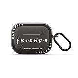 CASETiFY Bounce AirPods Pro (1st / 2nd Gen) Case with Ring- Friends Logo - Matte Charcoal