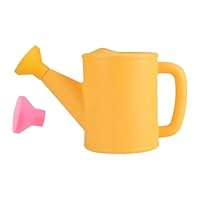 F Fityle Kids Watering Can for Children Gardening Tool Toy Watering Can for Kids Boys Girls 700ml Watering Pot for Garden Indoor Outdoor Plants Farmhouse Lawn,Yellow,Pink and Yellow Nozzle