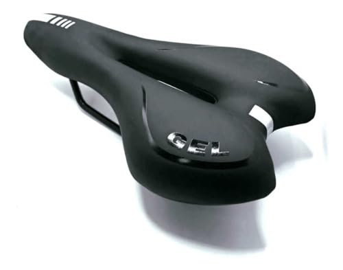 Selim Gel Bike Mtb Sport Vazado 275 X 155mm Anti-prostático