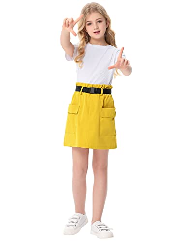 Kukume Little Girls Summer 2 Piece Outfits Clothes T-Shirt Tops And Shorts Skirt Sets #TOP2